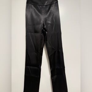 New Black Satin Pants (with tags)